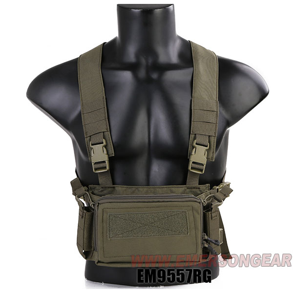 Emerson - D3CR Micro ChestRig - Ranger Green Emerson - D3CR Micro ChestRig - Ranger Green
