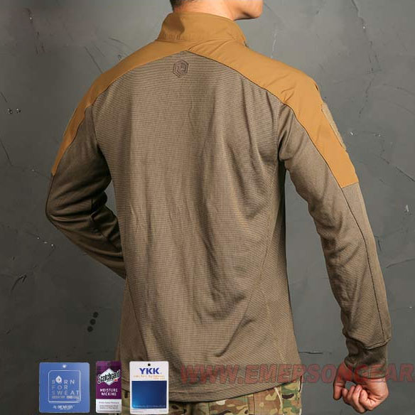 Emerson - BlueLabel UMP Frogmen Tactical T-Shirt - Khaki