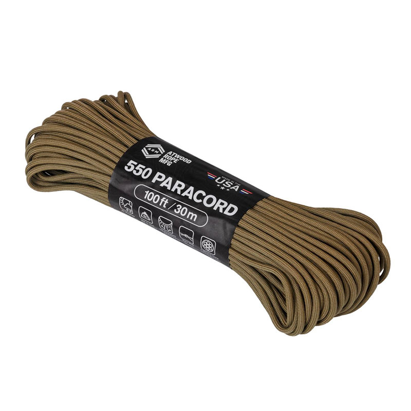 Helikon-Tex - 550 Paracord (100ft) - Coyote Helikon-Tex - 550 Paracord (100ft) - Coyote