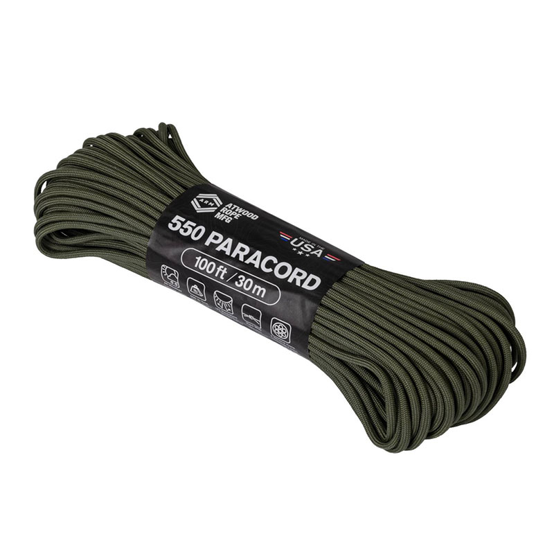 Helikon-Tex - 550 Paracord (100ft) - Olive Drab Helikon-Tex - 550 Paracord (100ft) - Olive Drab