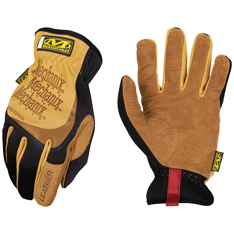 Mechanix Wear - Leather FastFit Work Gloves - Brown