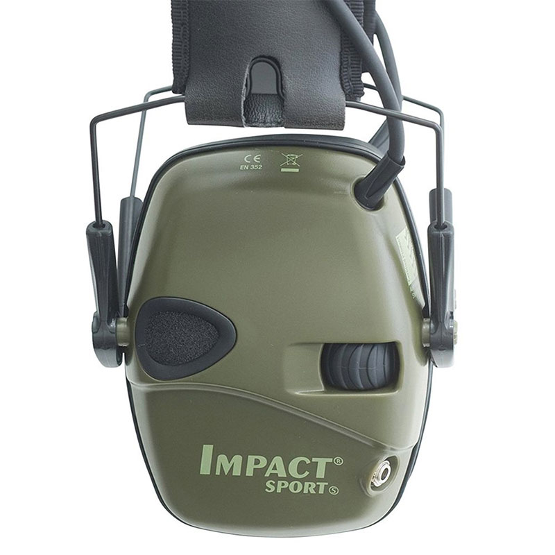 Howard Leight by Honeywell - Impact Sport Sound Amplification Electronic Shooting Earmuff - Hunter Green