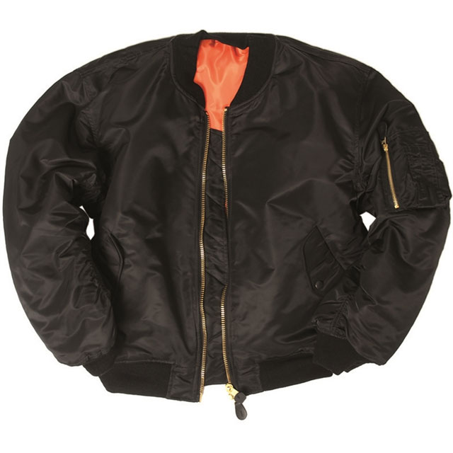 S-10402002.jpg Sturm - US Black Basic MA1 Flight Jacket