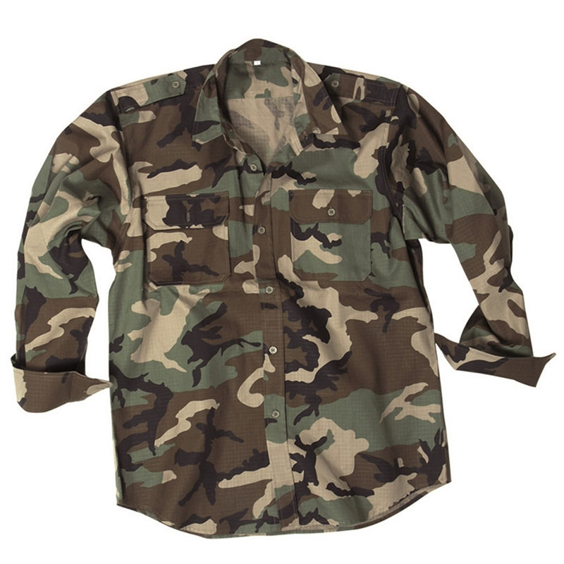 Mil-Tec - Woodland Field Shirt Ripstop