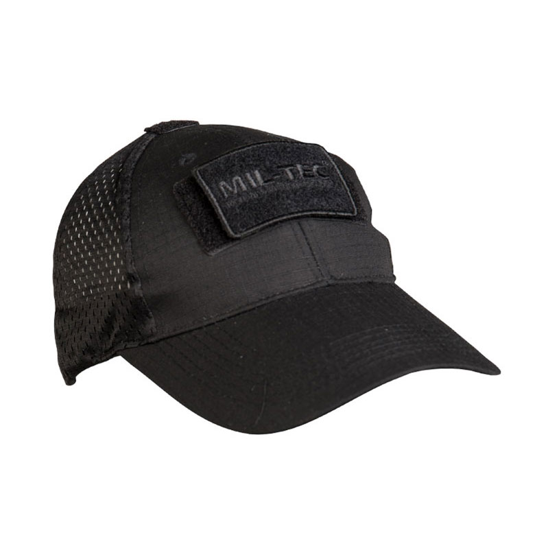 Mil-Tec - Black Net Baseball Cap