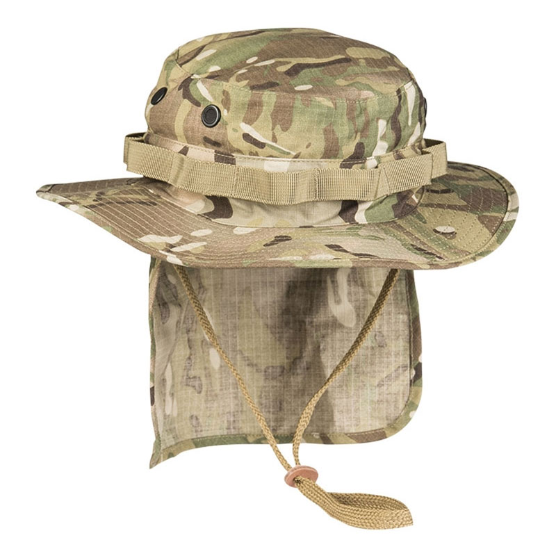 Mil-Tec - British Camouflage R/S Boonie With Neck Flap