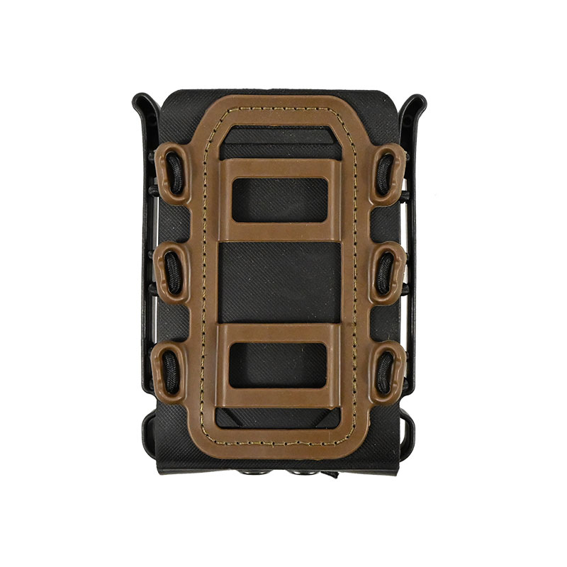 FMA - Soft Shell Scorpion Mag Carrier (For 7.62) - Dark Earth/Black