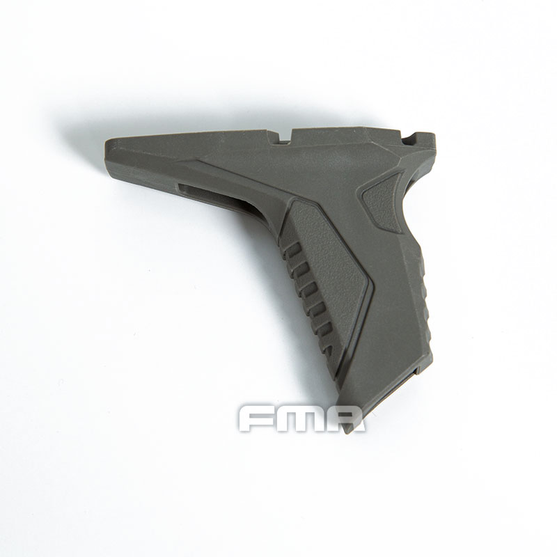 FMA - Angled HandStop With Cable Management HandGrip - Foliage Green