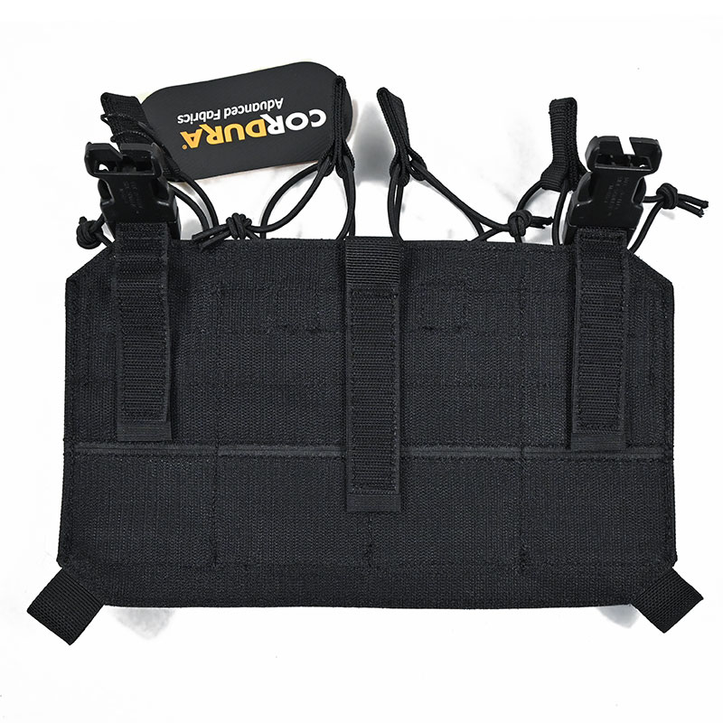 Tactical Component - Open Top Ammo Pouch AK Quad - Black
