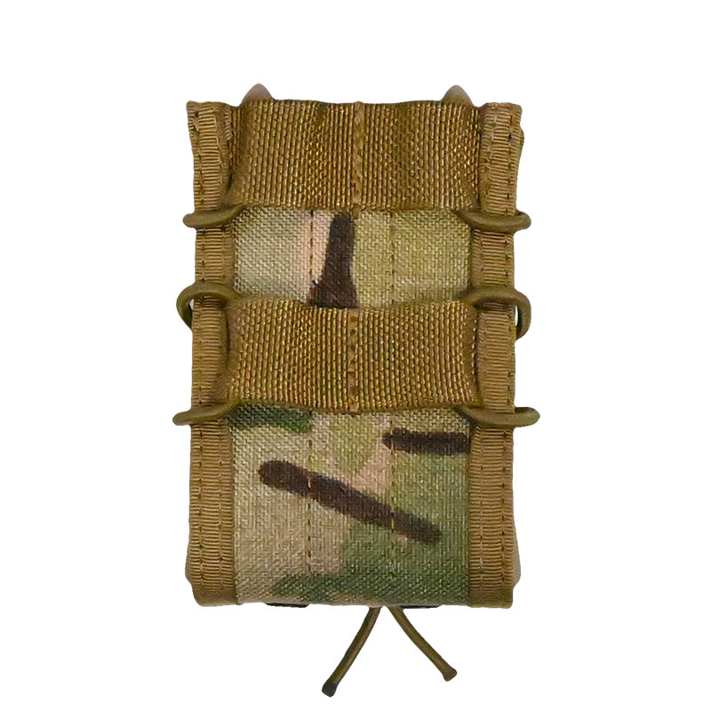 Tactical Component - Rifle Fast Mag Single Pouch with Frame - Multicam