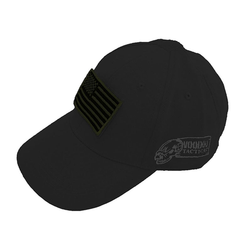 Voodoo Tactical - Caps w Velcro Patch - Black Voodoo Tactical - Caps w Velcro Patch - Black