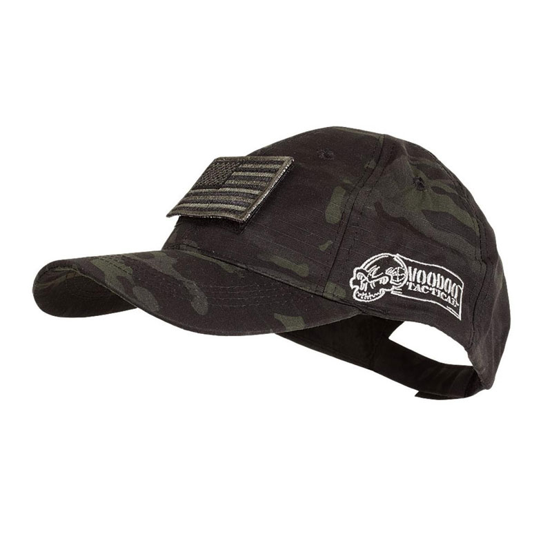 Voodoo Tactical - Caps w Velcro Patch - MultiCam Black Voodoo Tactical - Caps w Velcro Patch - MultiCam Black