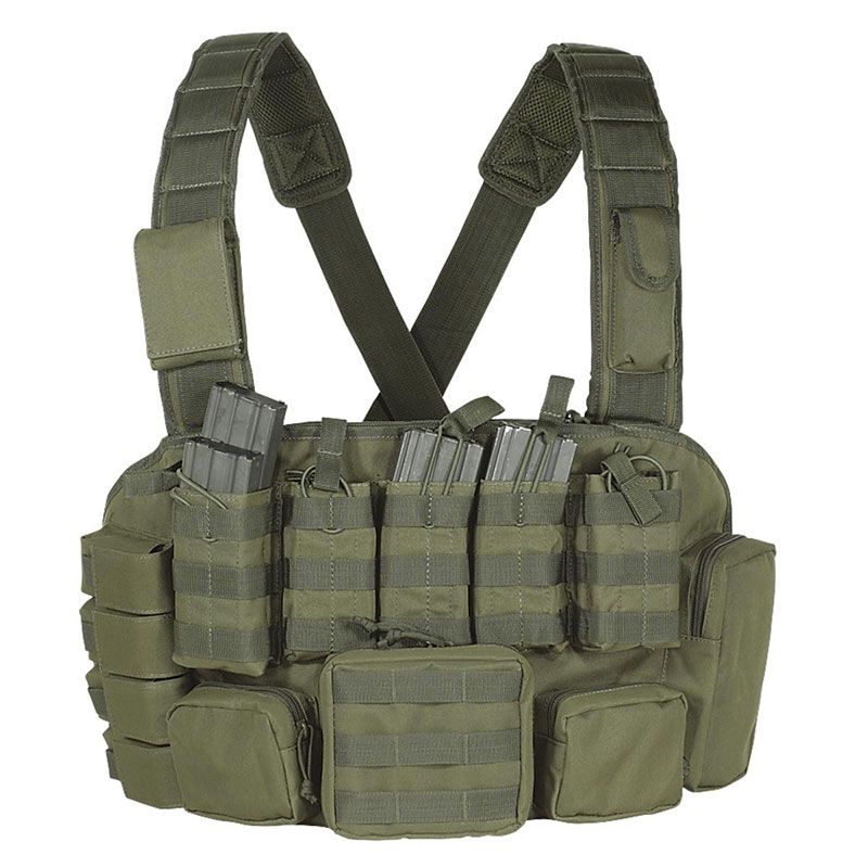 Voodoo Tactical - Tactical MOLLE Chest Rig - OD Green Voodoo Tactical - Tactical MOLLE Chest Rig - OD Green