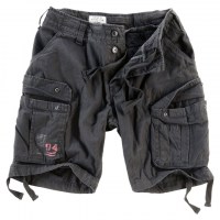 Surplus - Airborne Vintage Shorts - Black Washed