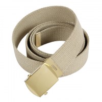 Rothco - 44 Inch Military Web Belts  - Gold-Khaki