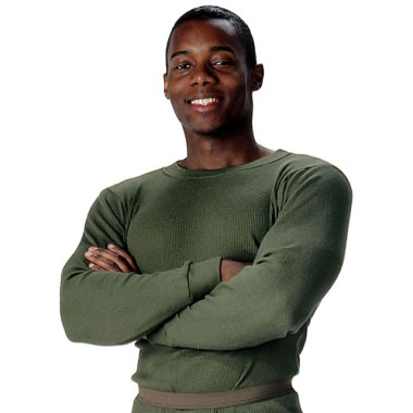 Rothco - Thermal Knit Underwear Top - Olive Drab