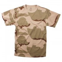 Rothco - T-Shirt - Tri Color Desert Camo