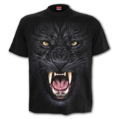 Spiral Direct - TRIBAL PANTHER - T-Shirt Black - T-Shirt Black