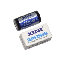 Аккумулятор Xtar 16340 3,7 В 650 mAh (CR123)