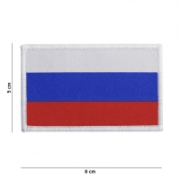 101 inc - Patch fine woven flag Russia #7133