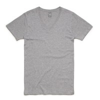 Fifty5 Clothing - Mens Luxe V Neck T-Shirt - Athletic Heather