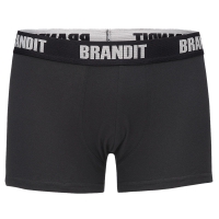 Brandit - Boxershort Logo - Black-Black