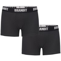 Brandit - Boxershort Logo - Black-Black
