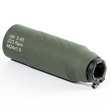 Custom Guns - ДТК закрытого типа URUS (5 КАМЕР) для АК, 24*1,5, калибр 223/5.45 (АВТО) - Зелёный