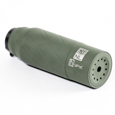 Custom Guns - ДТК закрытого типа URUS (5 КАМЕР) для АК, 24*1,5, калибр 223/5.45 (АВТО) - Зелёный