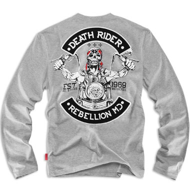 Dobermans - Death Rider Long sleeve shirt - Grey