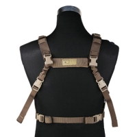 Emerson - MOLLE System Low Profile Chest Rig - Coyote Brown