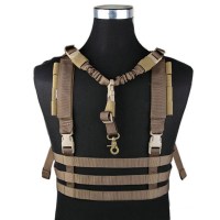 Emerson - MOLLE System Low Profile Chest Rig - Coyote Brown