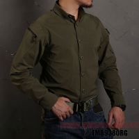 Emerson - Blue Lable ZIP Triple Tech Tac-Shirt - Ranger Green