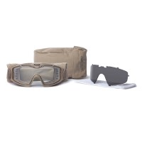 ESS - Influx AVS Goggle - Frame Terrain Tan/Lens Clear-Smoke