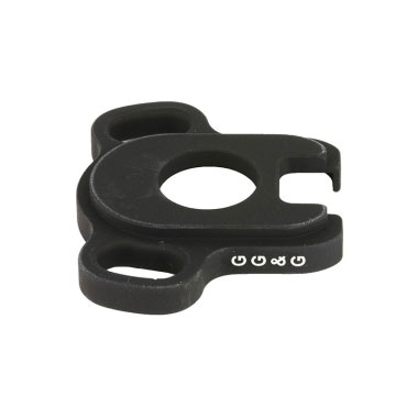 GG&G - Duble Point Sling Mount,  Slot End Plate Adapter Fits Rem 870 - Black