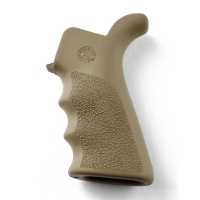 Hogue - AR-15/M16 OverMolded Rubber Beavertail Grip with Finger Grooves - Flat Dark Earth