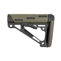 Hogue - OverMolded Collapsible Buttstock (Fits Mil-Spec Buffer Tube) - OD Green