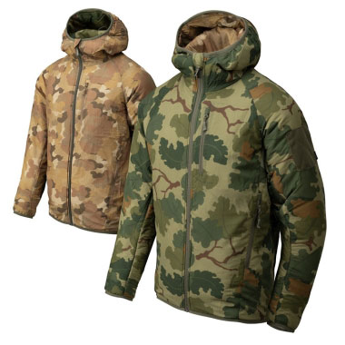 Helikon-Tex - Reversible Wolfhound Hoodie Jacket - Windpack - Mitchell Camo Leaf/Mitchell Camo Clouds