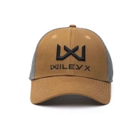 Wiley X - Trucker Cap Tan/Grey Black WX/Wiley X Logo