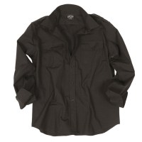 Mil-Tec - Black Field Shirt Ripstop