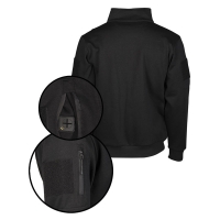 Mil-Tec - Black Tactical Sweat-Shirt With Zipper