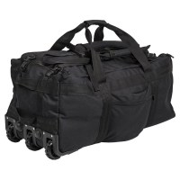 Sturm - Black Combat Duffle Bag With Wheel