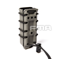 FMA - Scorpion Pistol Mag Carrier- Single Stack For 9mm With Flocking - Foliage Green