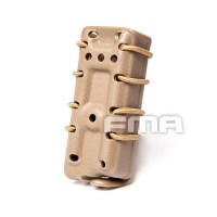 FMA - Scorpion Pistol Mag Carrier- Single Stack For 9mm - Dark Earth