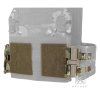 Krydex - Quick Release Cummerbund Adapter QD Buckle Set for JPC CPC AVS LBT6094 etc 3 Band Molle Cummerbund Plate Carrier Vest 1 Pair - Multicam
