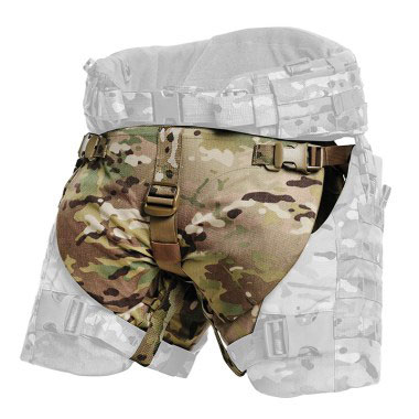ТРИАДА-ТКО - МРС Модуль бронезащиты паха шорты с бронеэлементом по классам защиты Бр1 и С2 Multicam 1000D