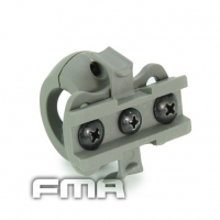 FMA - Single Clamp for 0.83' Flashlight - Foliage Green