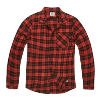 Vintage Industries - Riley Flannel Shirt - Red Check