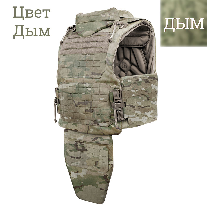 Stich Profi - Жилет противоосколочный ЩИТ Mod 2 ММ (550 м/с) размер 2 - Дым Stich Profi - Жилет противоосколочный ЩИТ Mod 2 ММ (550 м/с) размер 2 - Дым