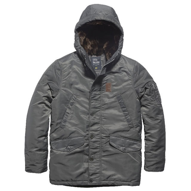 vi-2080-rg.jpg Vintage Industries - Mitchel parka - Replica Grey